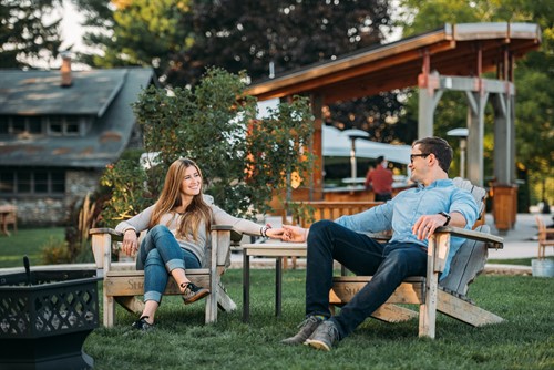 Couple On The Patio Tom Blazas