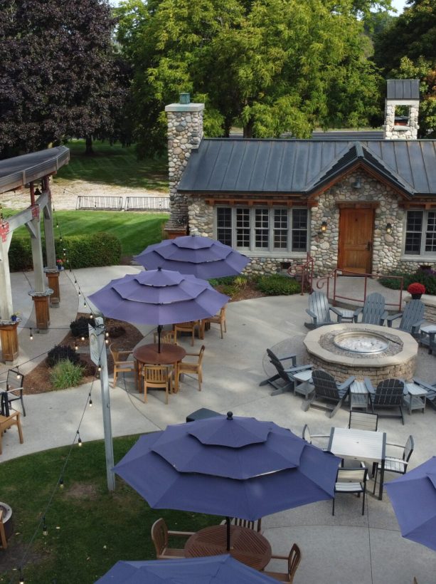 Drone Tasting Room 25 Drone footage of shady lane's tasting room patio